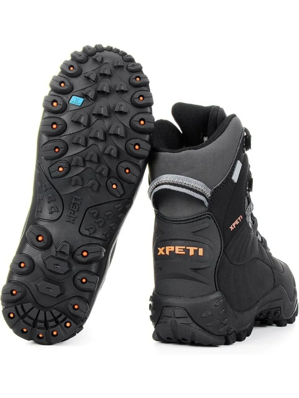 Lightweight Insulated Mid-Rise Hiking Boots for Men | Non-Slip Outdoor Footwear